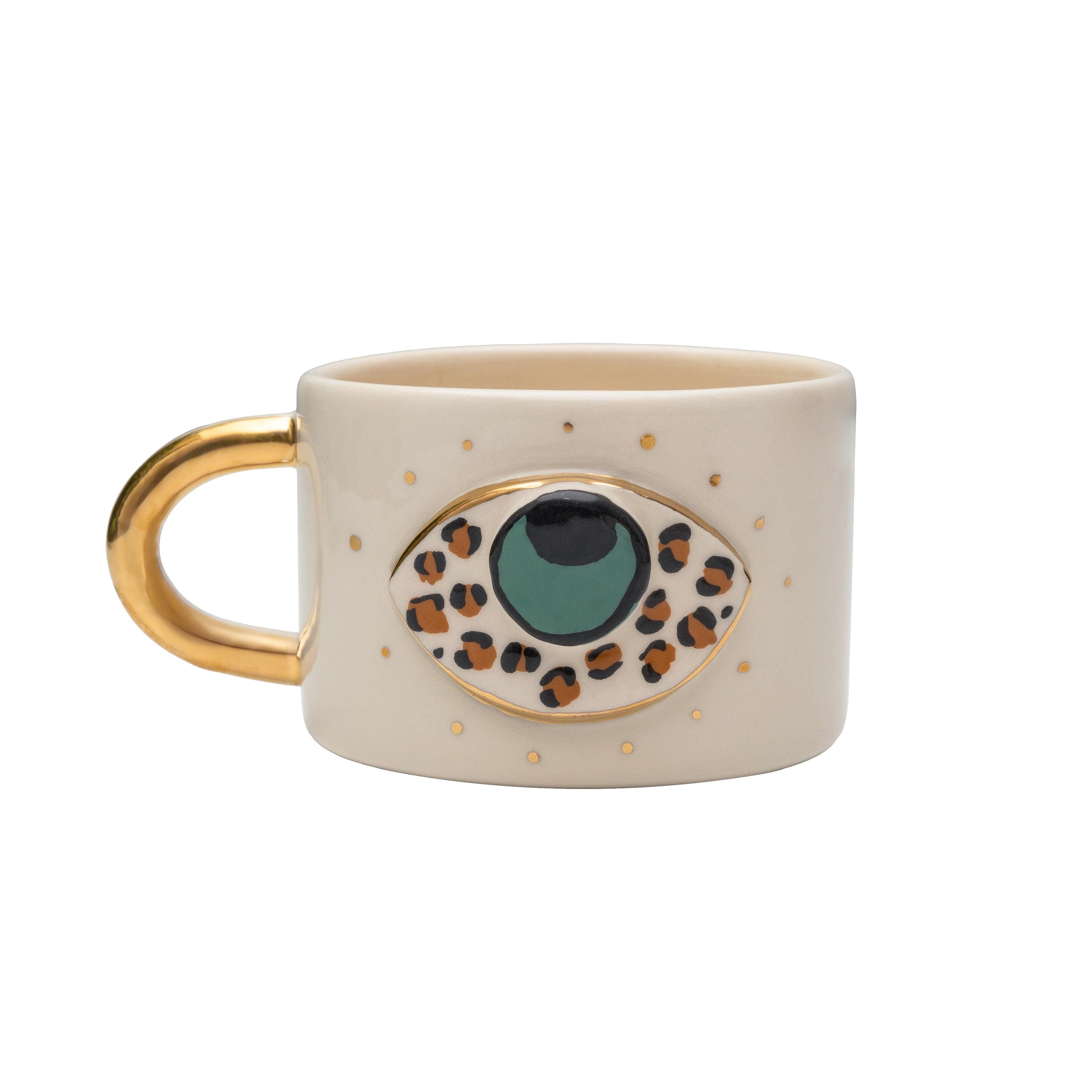 Vintage Evil Eye Ceramic Mug